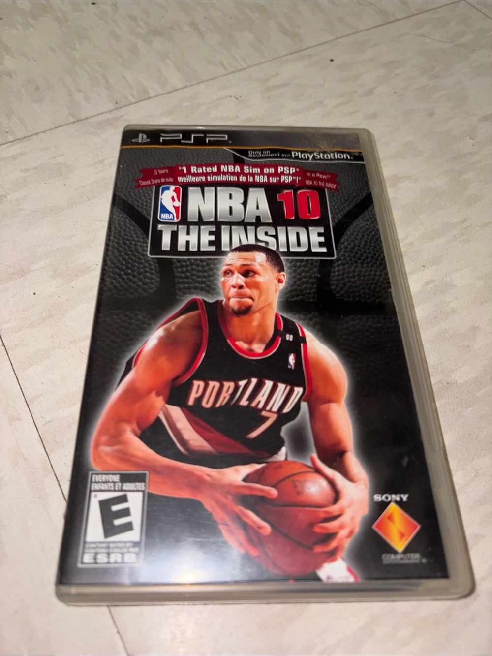 Sony PSP NBA 10 The Inside - Black & Red Cover